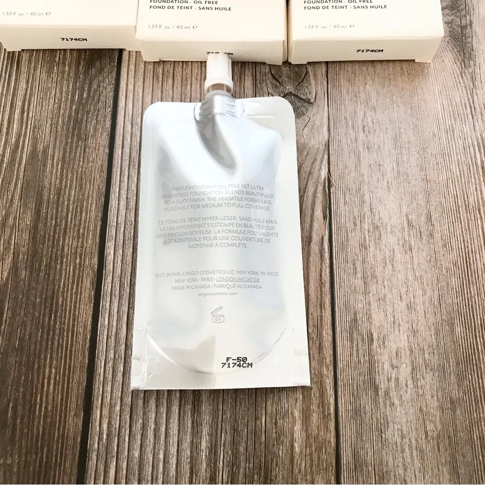 🆕5 Boxes- CARGO Oil Free Foundation